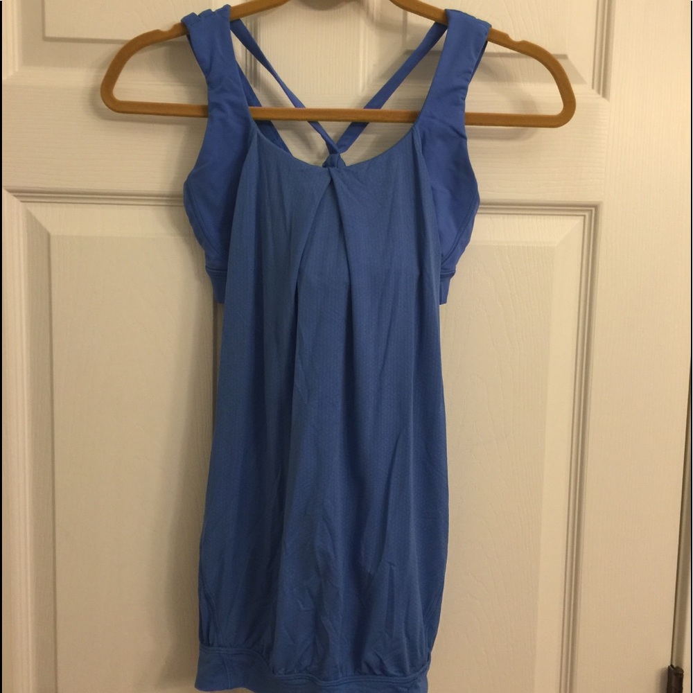 lululemon athletica Blue Tank Top